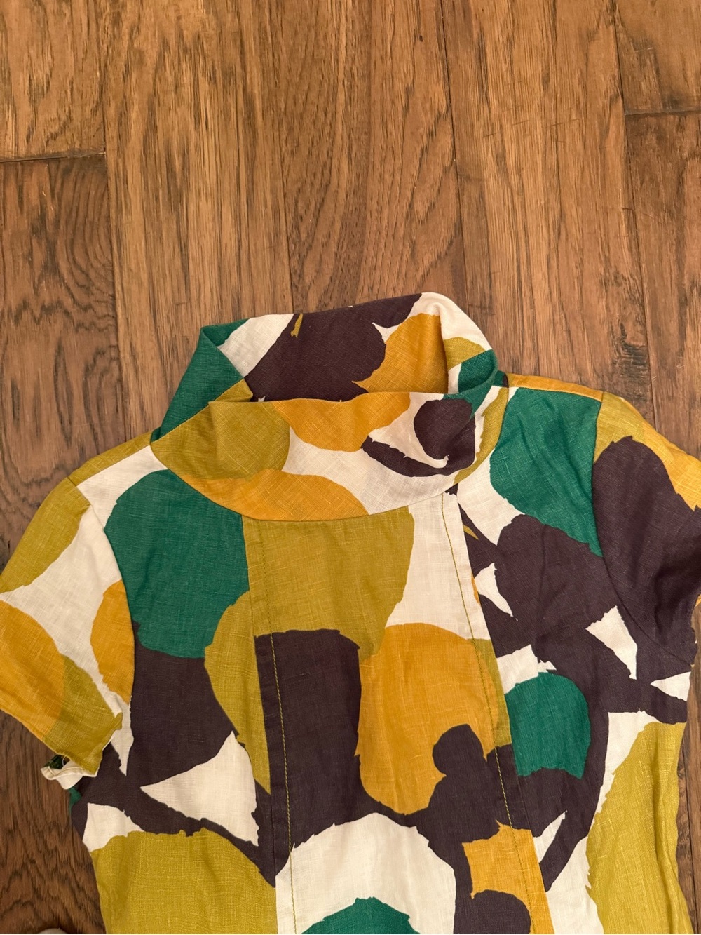 Boden Short Sleeve Mock Neck Dress - Picture 3 of 5